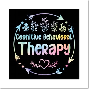 Cognitive behavioural Therapy cute floral watercolor Posters and Art